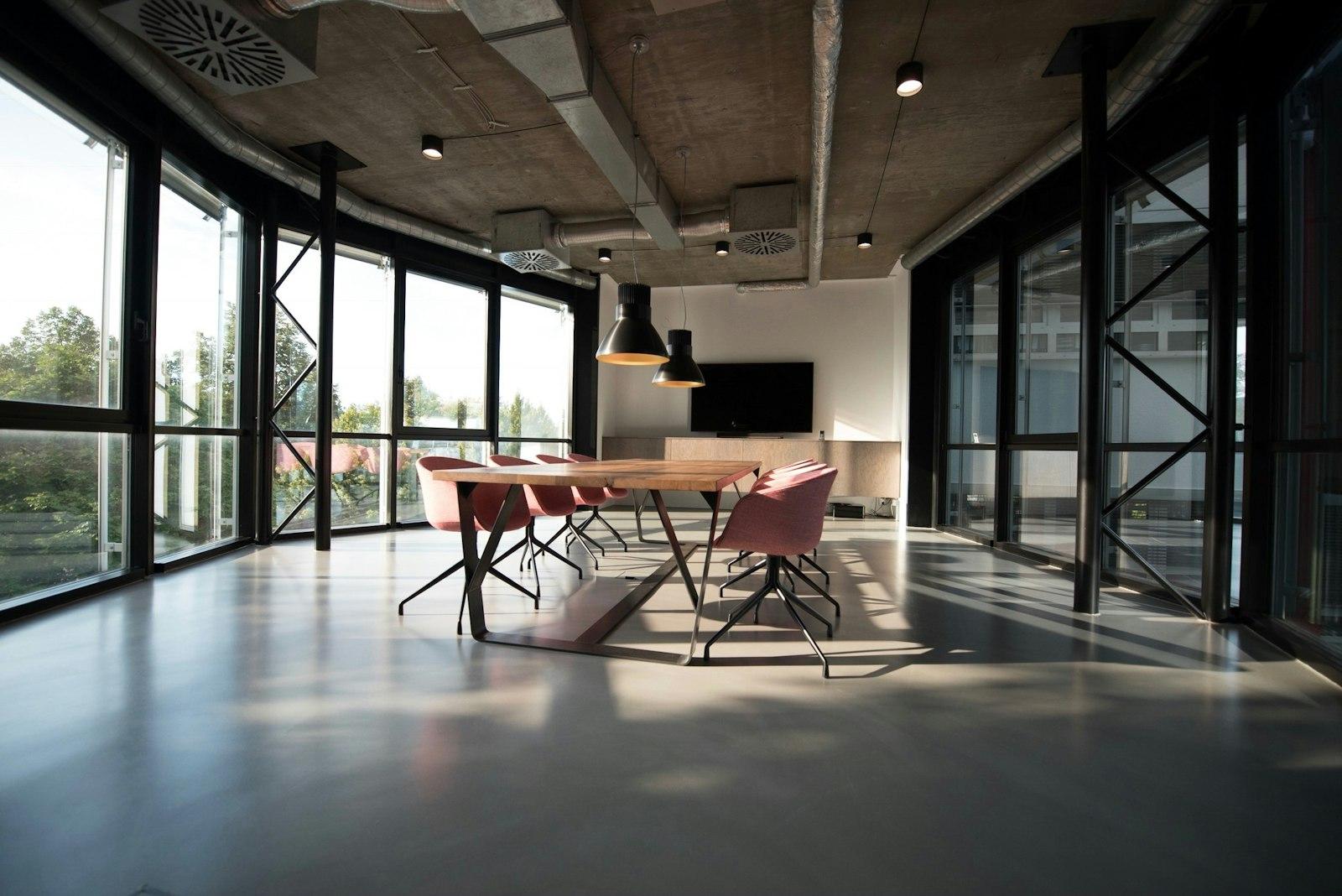 Contemporary commercial office interior
